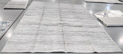 IVORY / SILVER 9' X 12' Back Stain Rug, Reduced Price 1172744159 ADR113B-9 - Image 1 of 4