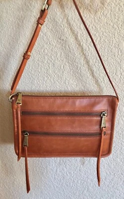 Nwt Women’s Hobo International Leather Crossbody Bag Purse, Mission, Clay - Image 1 of 4