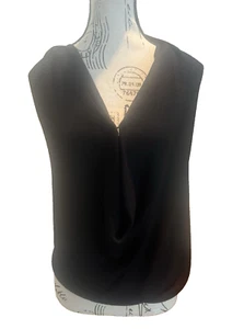 NWT CHIC Maggie Ward Wool Business Dressy Swing Sleeveless Val Vest Top XS - Picture 1 of 4