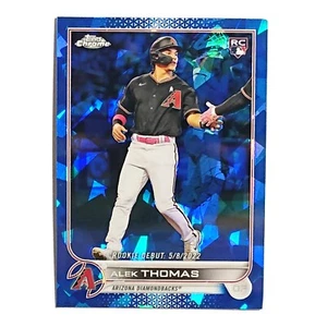 2022 Alek Thomas RC Topps Chrom Saphir Update US282 Diamondbacks - Bild 1 von 2