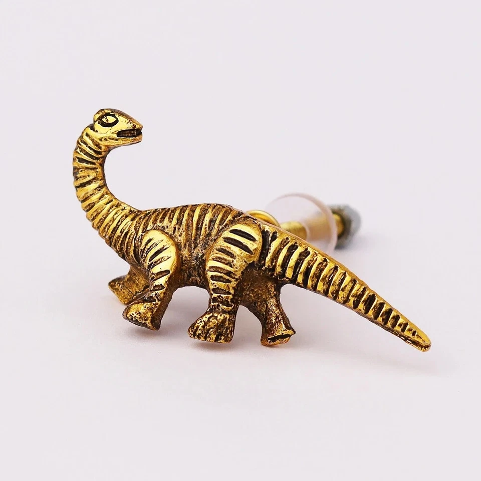 Decorative Golden Dinosaur Aluminium Dresser Knobs Pack of 2 - Image 1 of 3