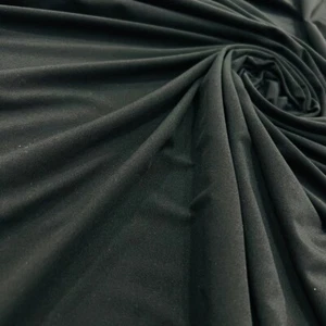 Black lining fabric for Swimwear 85 Polyester 15 Spandex 120gsm 4 Way Strecth - Picture 1 of 5
