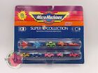 New 1988 Micro Machines Super 10 Collection Race Cars, Speed Boat, Jets - Rare