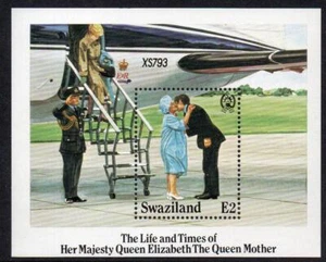 Suazilandia sin montar o nunca montada 1985 Vida y tiempos de la reina madre - Imagen 1 de 1