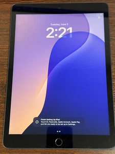 Apple iPad (9th Generation) 64GB, Wi-Fi 10.2 in - Gray - Great Used Condition - Afbeelding 1 van 8