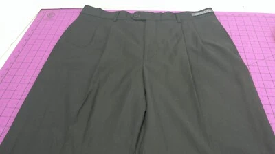 Angelo Rossi Men's Dress Pants Modern Fit Black 36/30 - Image 1 of 4