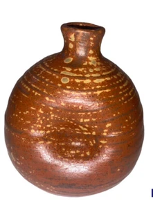 Japanese Weed Vase Pottery Mid Century Modern Small - Picture 1 of 10