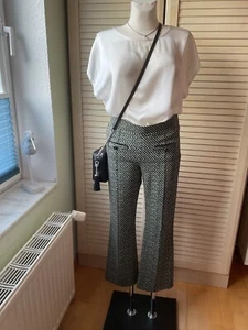 Tolle Hose von CAMBIO Modell Ranee easy Kick grün gemustert Gr. 38 - Bild 1 von 5