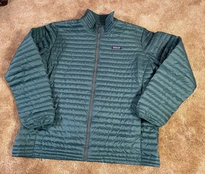 Patagonia Ultralight Goose Down Sweater Shirt Jacket Green XXL - Picture 1 of 6
