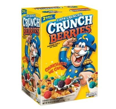 Cap'n Crunch's Crunch Berries Cereal, 40 oz. - Image 1 of 4