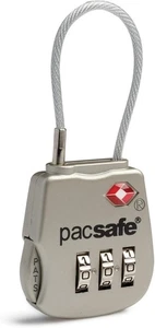 PacSafe® 3-Dial Cable Padlock | Prosafe™ 800 Travel Sentry | 10250 | TSA - Picture 1 of 3