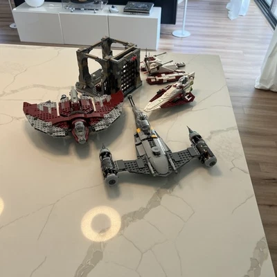 Lego Star Wars 5 conjuntos lote sem figuras apenas construir - Imagem 1 de 4