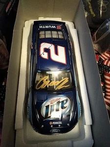 Brad Keselowski Signed 2014 #2 Miller Lite . 1/24 Action Diecast - Picture 1 of 8
