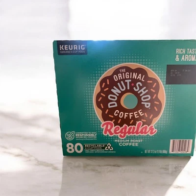 The Original Donut Shop Café Regular Tostado Medio K-Cup Cápsulas 80 Ct EXP 03/2027 Foto 1 de 2