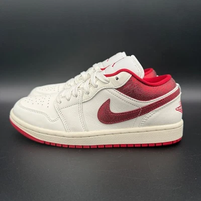 Nike Air Jordan 1 Low SE Zapatos "Cracked Ruby" Rojo Vela HJ9338-106 Multi Talla NUEVO Foto 1 de 4