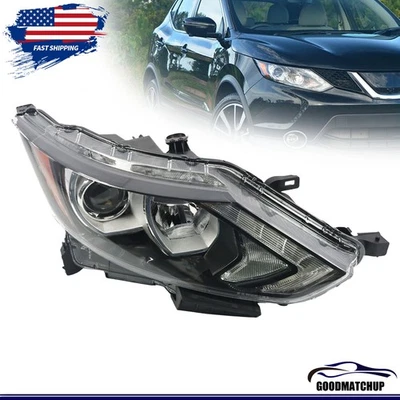 For 2017-2019 Nissan Rogue Sport Halogen LED DRL RH Passenger Headlight Assembly Foto 1 de 4