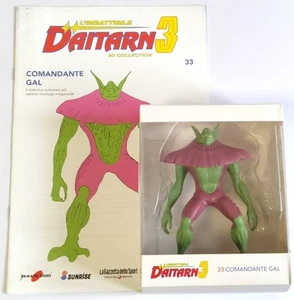 Daitarn 3 3D Collection Comandante Gal Garu Modellino Statuetta + Fascicolo - Picture 1 of 2