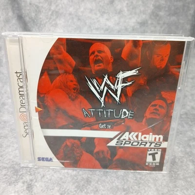 WWF Attitude (Sega Dreamcast, 1999) Complete And Resurfaced  - Image 1 of 4
