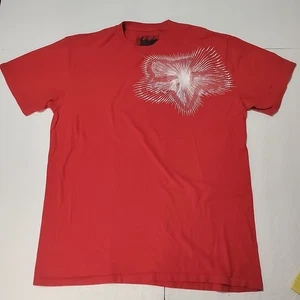 Fox Racing T-shirt Mens Large Red Short Sleeve NOTE: - Picture 1 of 9