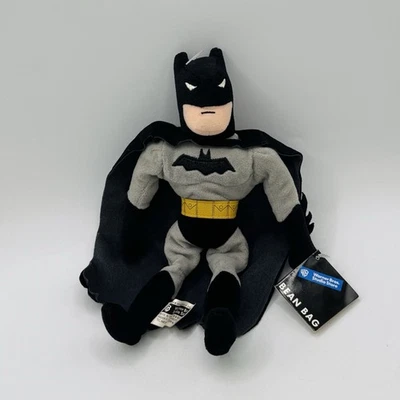 Warner Bros. de colección Studio Store - Bolso de frijoles DC Batman 1998 - Muñeco de peluche de 10" nuevo con etiquetas Foto 1 de 3