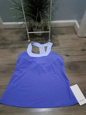 NWT Lululemon Women's Size 14 Throwback Scoop Neck Tank Top Purple - Image 1 of 4