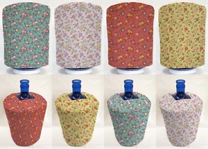 Spring Flowers Water Bottle Cover for 3- or 5-Gallon Bottles (4 Colors Available - Picture 1 of 5