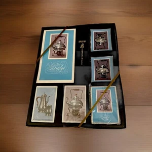 Vintage 1960's STANCRAFT Bridge Set MINNEAPOLIS INSTITUE of ART Original NOS Box - Picture 1 of 13