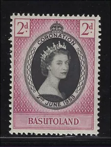 Basutoland Scott # 45 MH Elizabeth II Coronation 1953 - Picture 1 of 1