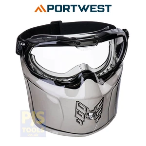 Portwest PS22 ultra safe faceshield goggle mask - Picture 1 of 1