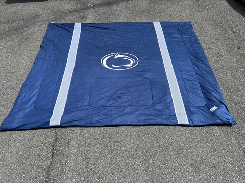 Vintage Penn State Nittany Lions Sports Coverage Comforter Blanket Made In USA Cover