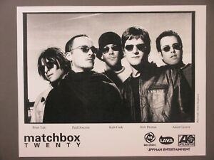 Matchbox 20 promo photo 8X10 glossy Sunglasses !!