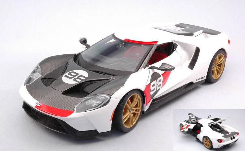FORD GT 2021 FORD HERITAGE N.98 WHITE 1:18 - Immagine 1 di 1