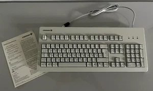 Cherry MY 3000 USB Tastatur Keyboard QWERTZ Layout + Kyrillisch Cyrillic - Bild 1 von 5