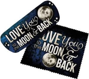 I Love You To The Moon & Back - Estuche para gafas con tela de lente (NUEVO MERCADO) - Imagen 1 de 4