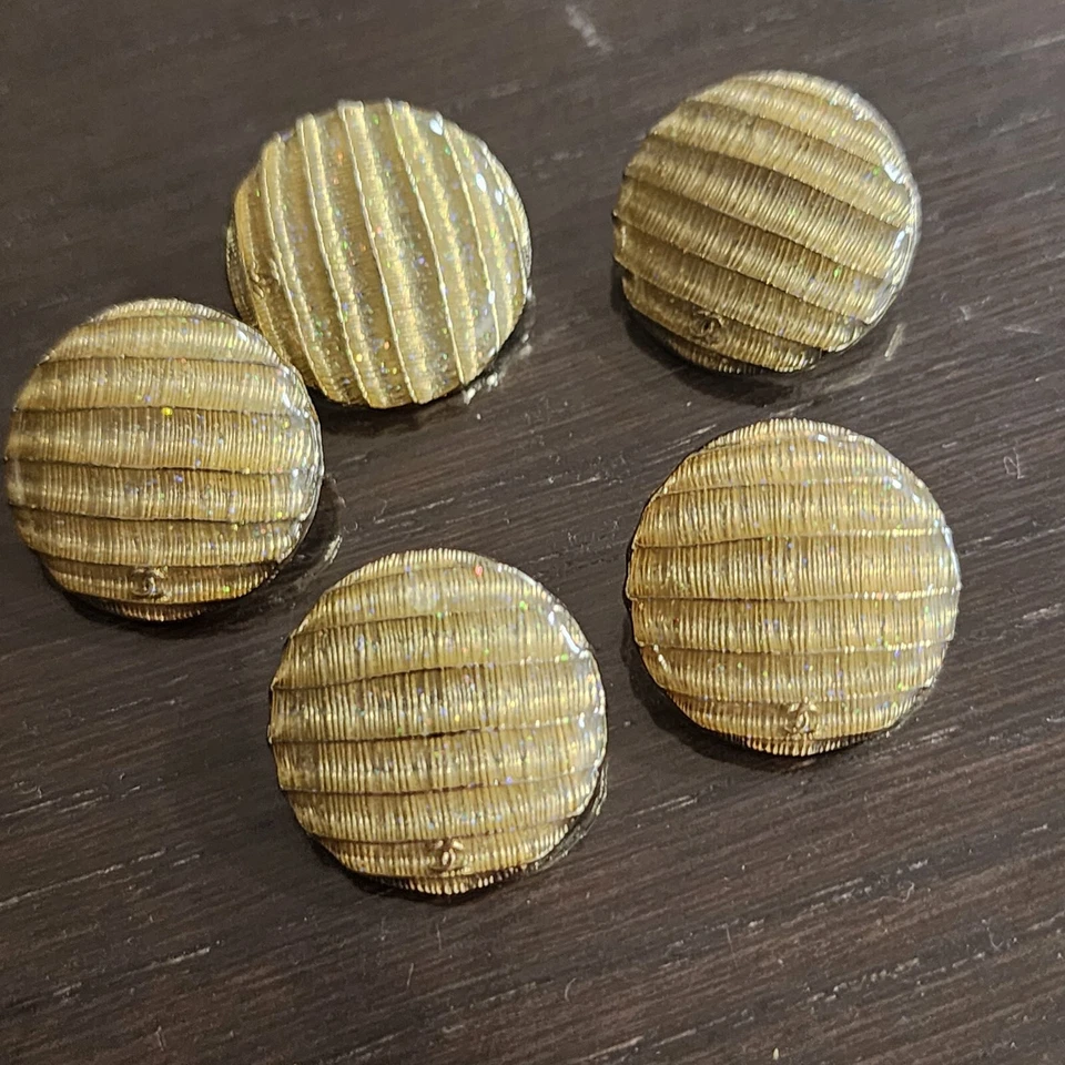 Vintage Chanel Buttons Lot 5pcs - Image 1 of 3