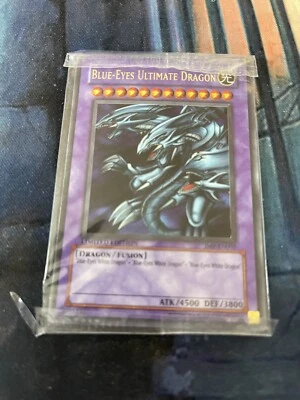 Blue Eyes Ultimate Dragon JMP-EN005 Yu-Gi-Oh Limited Factory Sealed Card,NM/Mint - Image 1 of 4