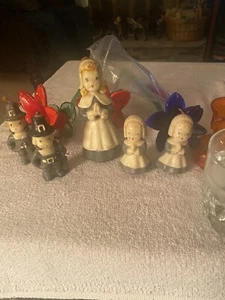Set Of 5 Gurleys Wax Candles For Thanksgiving Mother, 2 Daughters And 2 Sons - Picture 1 of 5