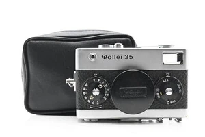Rollei 35 Film Camera w/40mm f3.5 Lens Chrome #517 - Picture 1 of 8