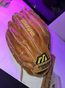 Mizuno MZ1320 Softball Glove RHT Max Flex Steerhide Leather Power Lock - Picture 1 of 14