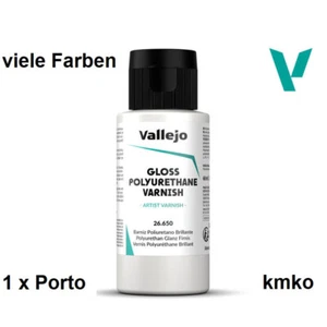 Vallejo 26.650 Polyurethane Gloss Varnish, Glanzlack neue Formel 60 ml - Bild 1 von 2