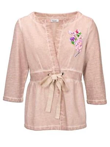 Linea Tesini Damen Designer-Sweatjacke, rosé - Bild 1 von 4