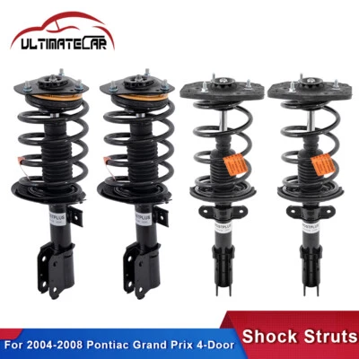 Set 4 Front & Rear Complete Struts Assembly For 2004-2008 Pontiac Grand Prix Foto 1 de 4