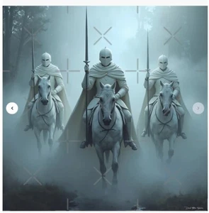 Knights In White Satin Poster - 33.1" x 33.1" - Semi Gloss - Picture 1 of 2