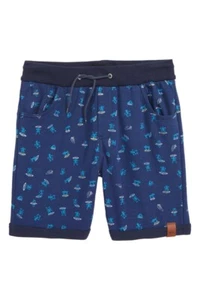 Quiksilver Little Boy's Big 2 Do Blue Surfer Summer Short Pants Sweatpants 5/6/7 - Picture 1 of 2