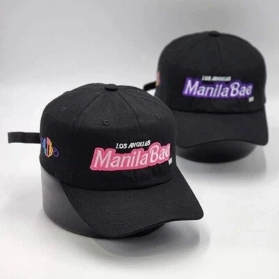 Gorra Personalizada LA a Manila Bae Yupoong Gorra Púrpura con Correa LA a la Bahía de Manila Foto 1 de 4