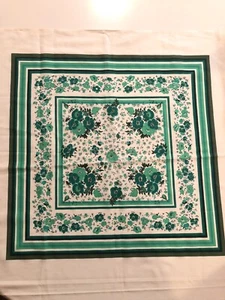 Vintage Crafting Sewing Quilting Block 20x20” Large Pillows NOS Floral Green - Picture 1 of 8