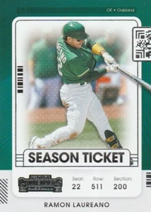 2021 Panini Contenders Season Ticket Ramon Laureano #39 - Picture 1 of 2