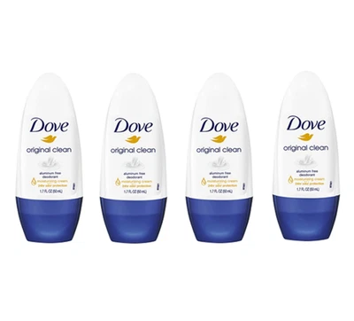 Dove Original Clean Roll on Deodorant, Aluminum Free, All Day Odor Protection.. - Image 1 of 4