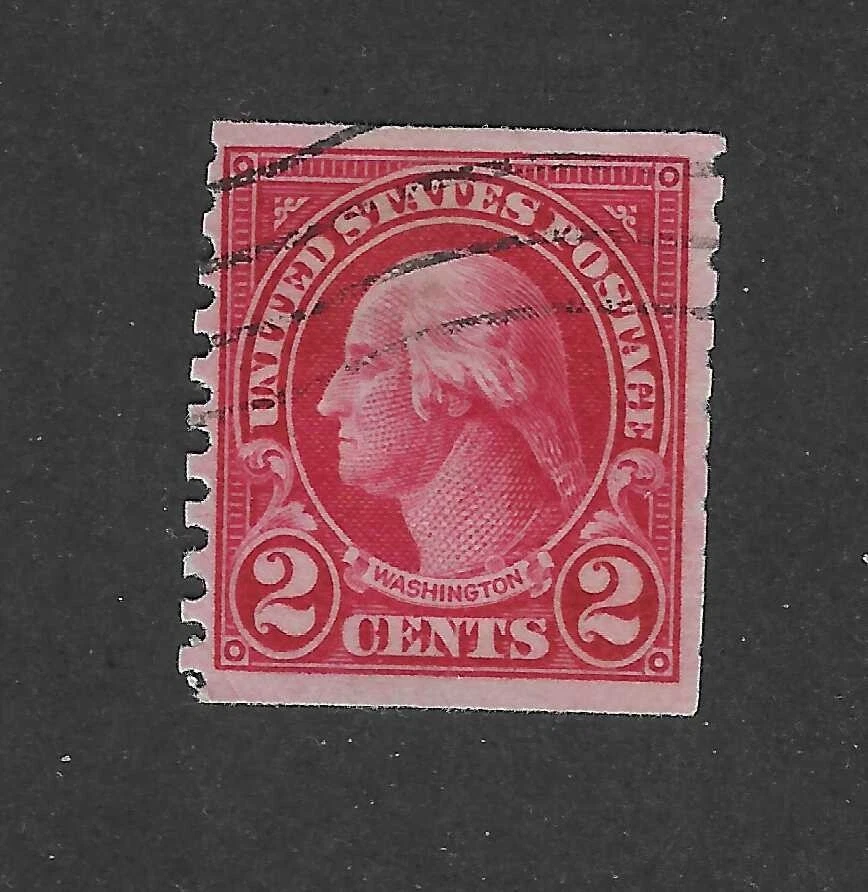US # 599a,2 cent carmine type II, Washington, 1929, VF - Image 1 of 1