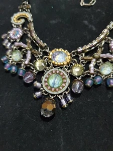 Ayala Bar Mystical Beaded Glass Crystal Necklace - Picture 1 of 14